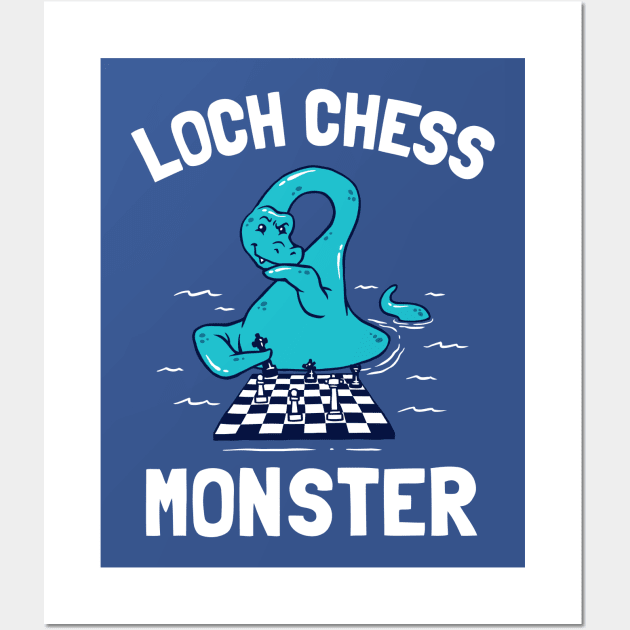 Loch Chess Monster Wall Art by dumbshirts